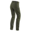 Dainese CASUAL SLIM LADY dámské textilní kalhoty zelené vel.28